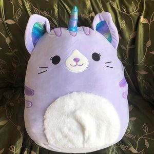 Cat Squishmallow Analea 16" NWT